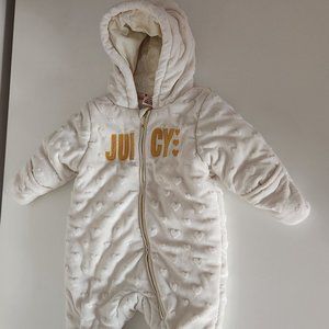 Juicy Couture Girls Snowsuit 3-6M